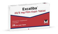 Excaliba 20 mg/5 mg Film Kaplı Tablet