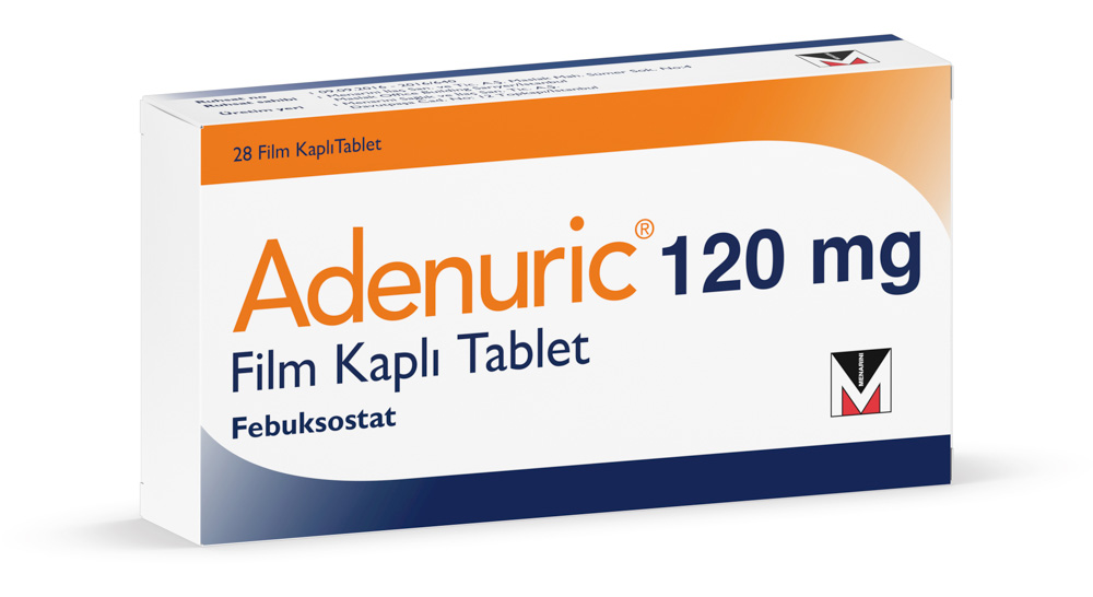 Adenuric 120 mg Film Kaplı Tablet