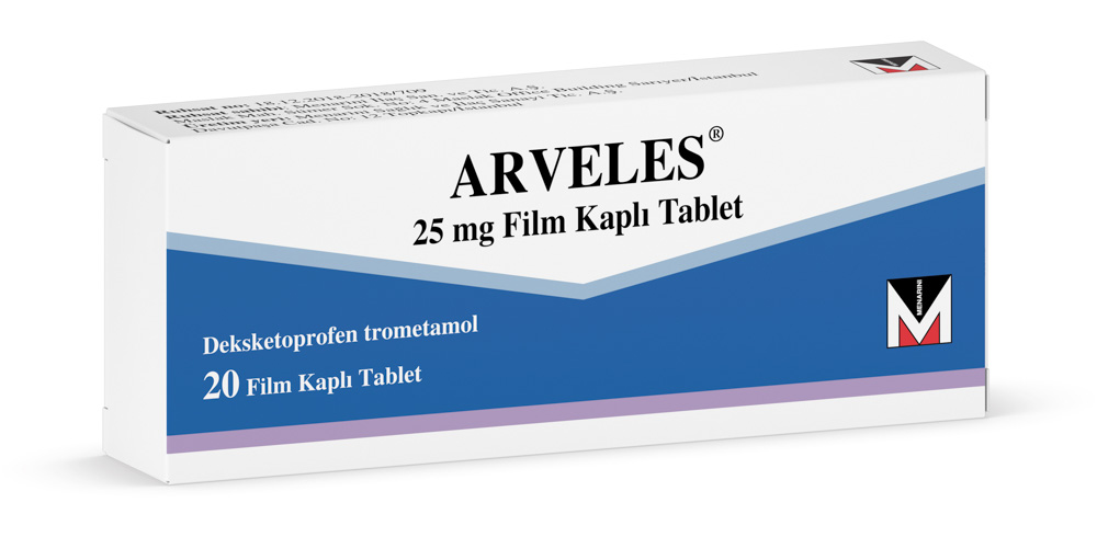 Arveles 25 mg Film Kaplı Tablet