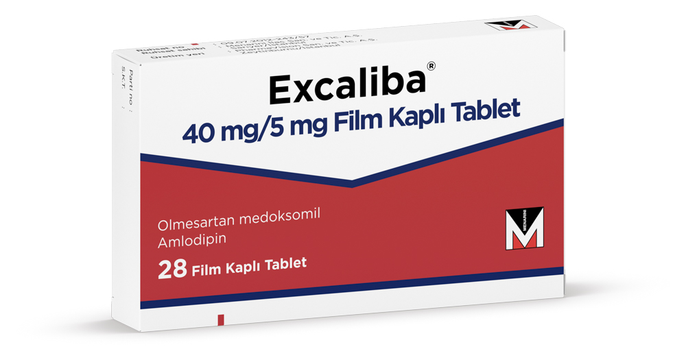 Excaliba 40 mg/5 mg Film Kaplı Tablet