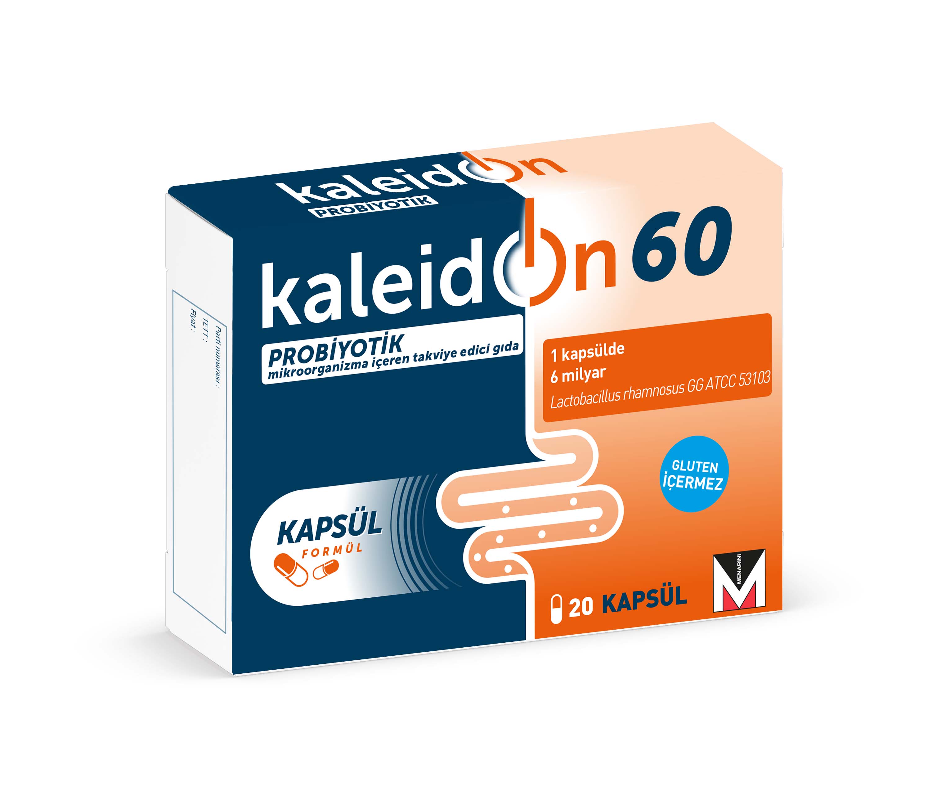 Kaleidon 60 mg Kapsül Probiyotik Mikroorganizma İçeren Takviye Edici Gıda